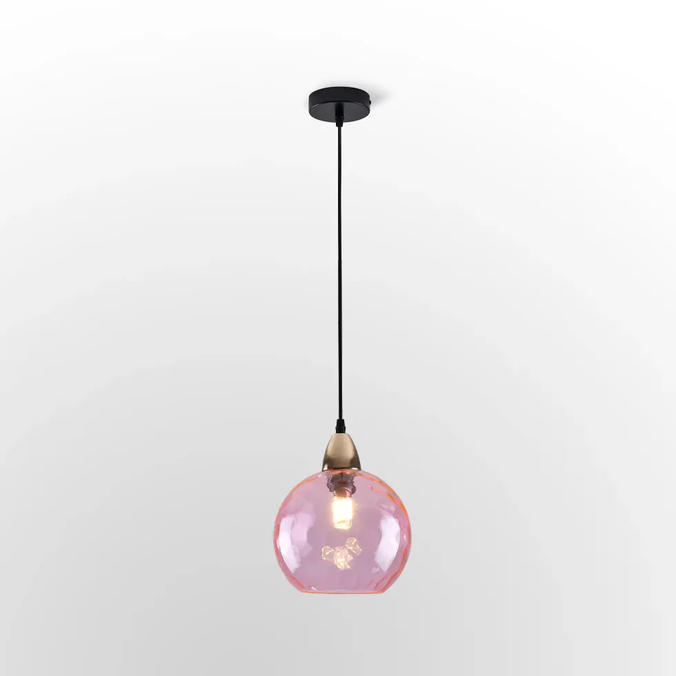 Coloured Glass Dining Room pendant light