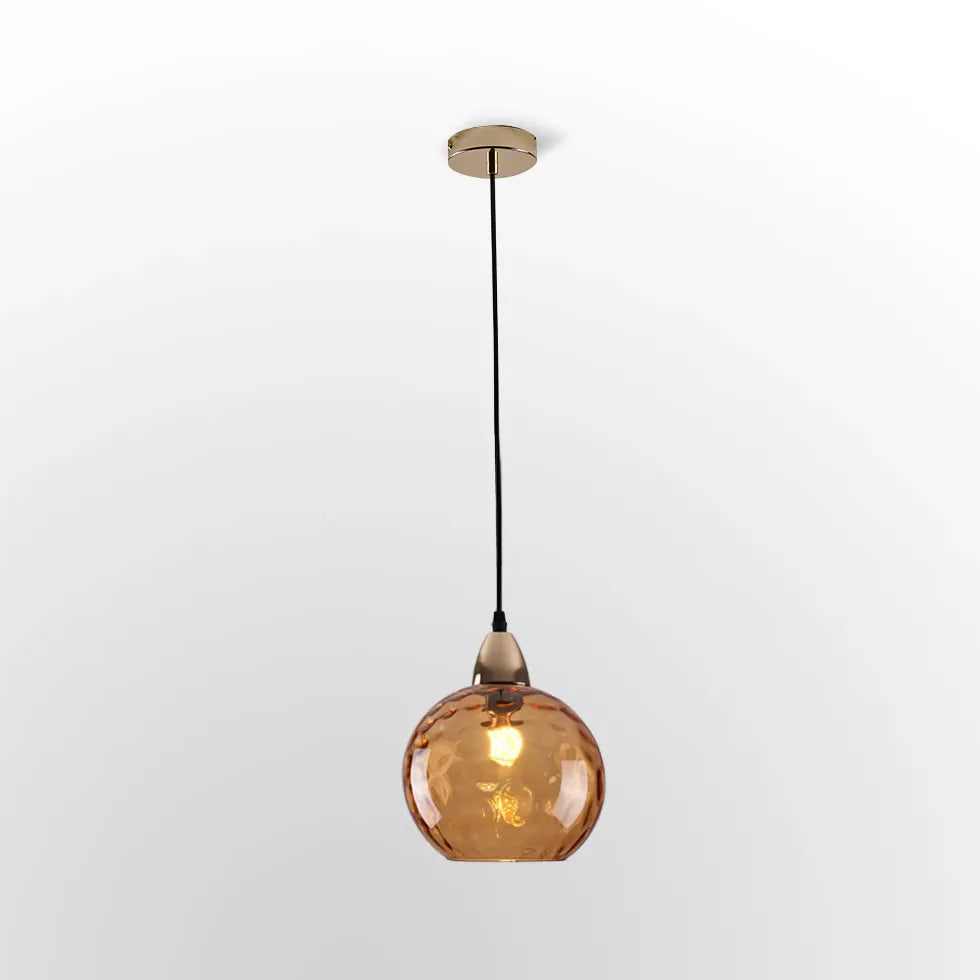 Coloured Glass Dining Room pendant light