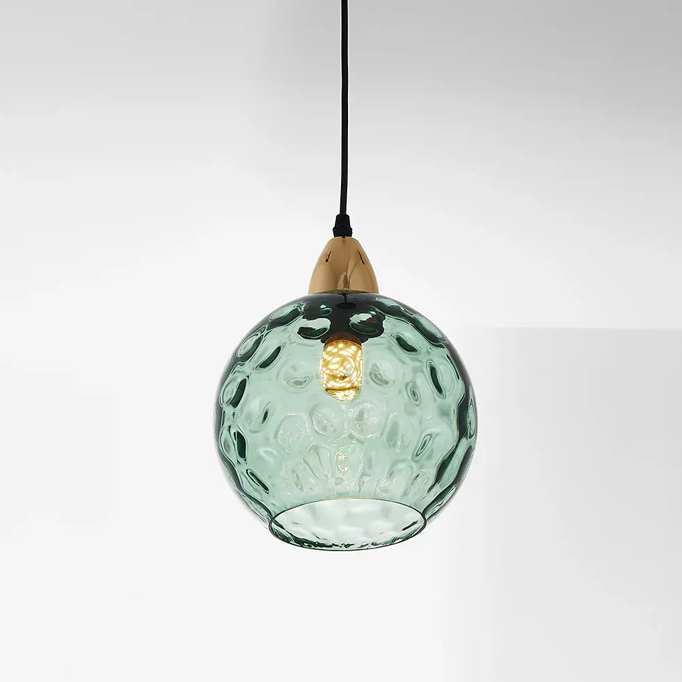 Coloured Glass Dining Room pendant light