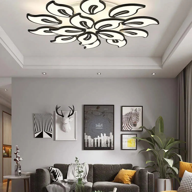 Petal-Shaped Modern Living Room Ceiling Light