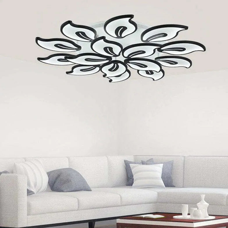 Petal-Shaped Modern Living Room Ceiling Light