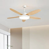 Five-Blade Modern Study Room Fan Light