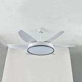 Six-Blade Modern Minimalist LED Fan Light