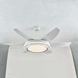 Round LED Modern Living Room Fan Light