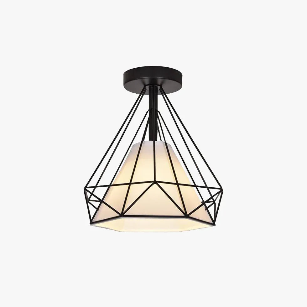 Industrial Style Geometry Modern Flush Ceiling Lights