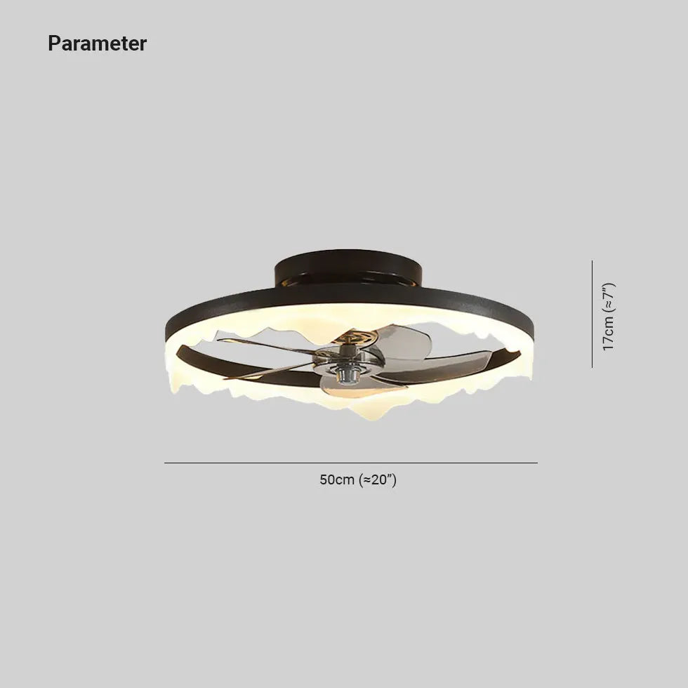 Irregular Edge Design Circular Ceiling Light