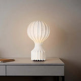 White Rounded Balloon-Shaped Minimalist Table Lamp