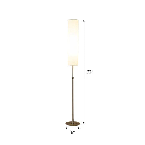 Tall Column Soft Modern Style Floor Lamp