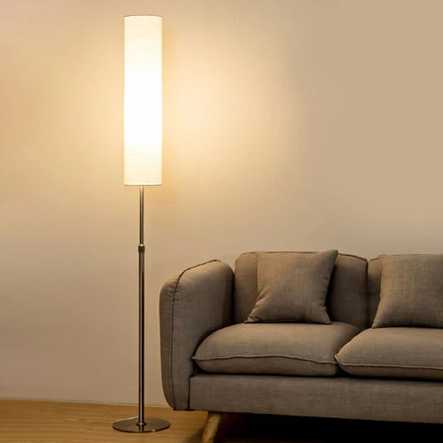 Tall Column Soft Modern Style Floor Lamp