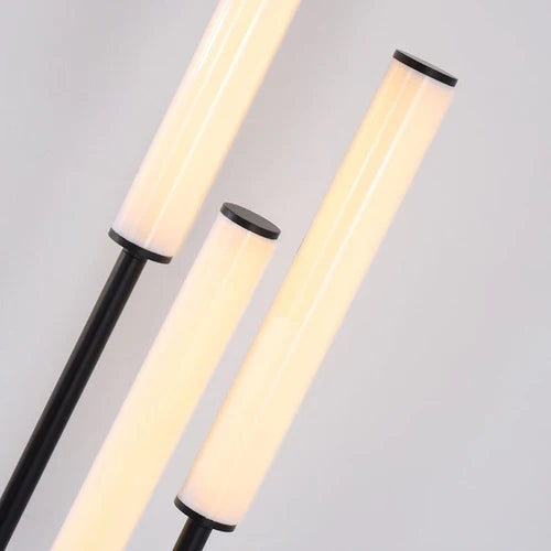 Three Slim Pole Floor Lamp