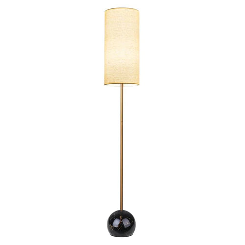 Cylindrical Fabric Modern Style Floor Lamp