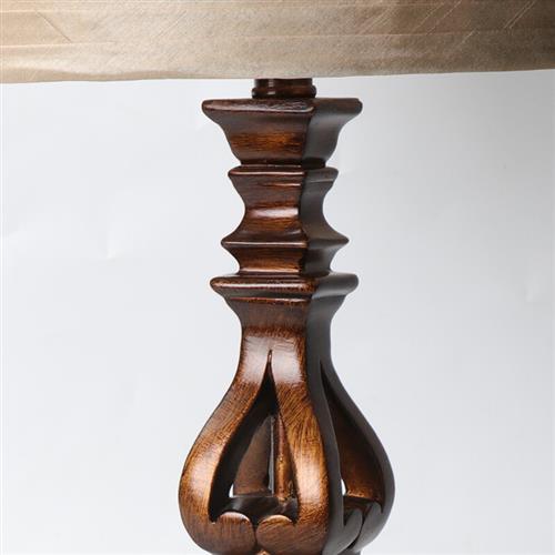 Pleated Shade Traditional Style Warm-Toned Floor Lamp