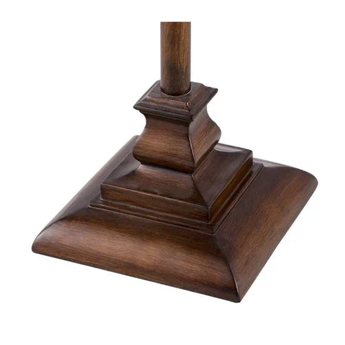 Pleated Shade Traditional Style Warm-Toned Floor Lamp
