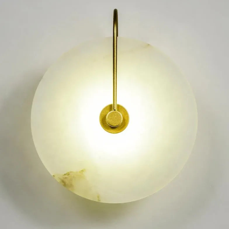 Alabaster Wall Light Led Gold