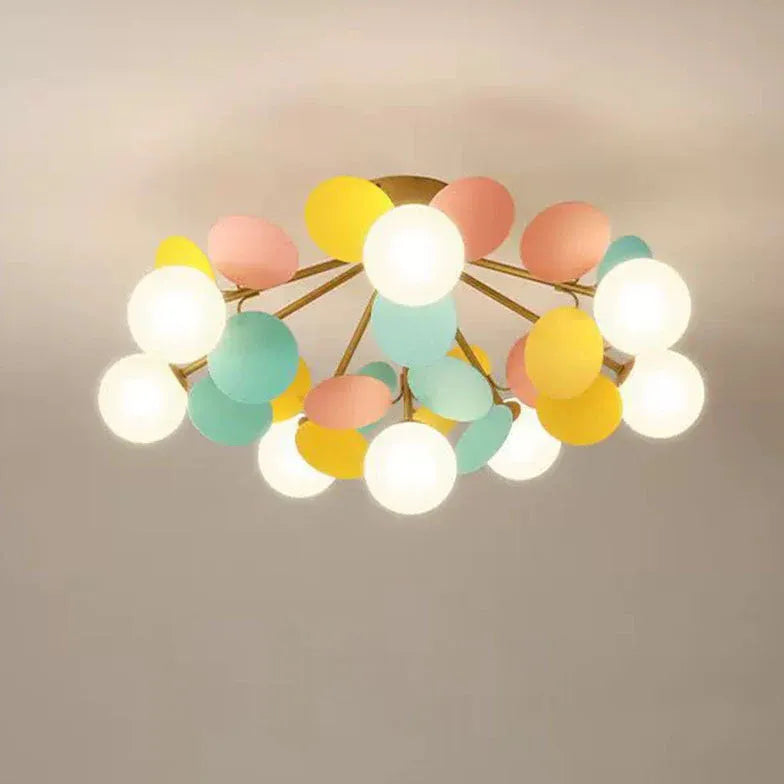 Macarons Bedroom Modern Flush Ceiling Lights