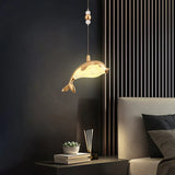 Dolphin Design Modern Minimalist Bedroom Pendant Light