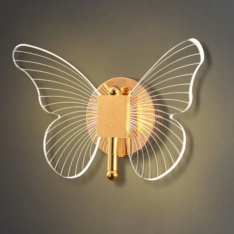 Butterfly Wall Light LED Modern Gold