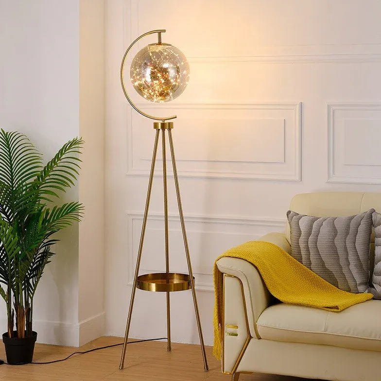 Golden Planet Warm White Tripod Floor Lamp