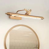 Butterfly Decor Vintage Brass Bathroom Mirror Lights