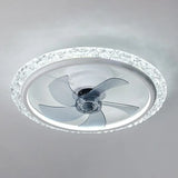 Round LED Ceiling Fan Pendant Light