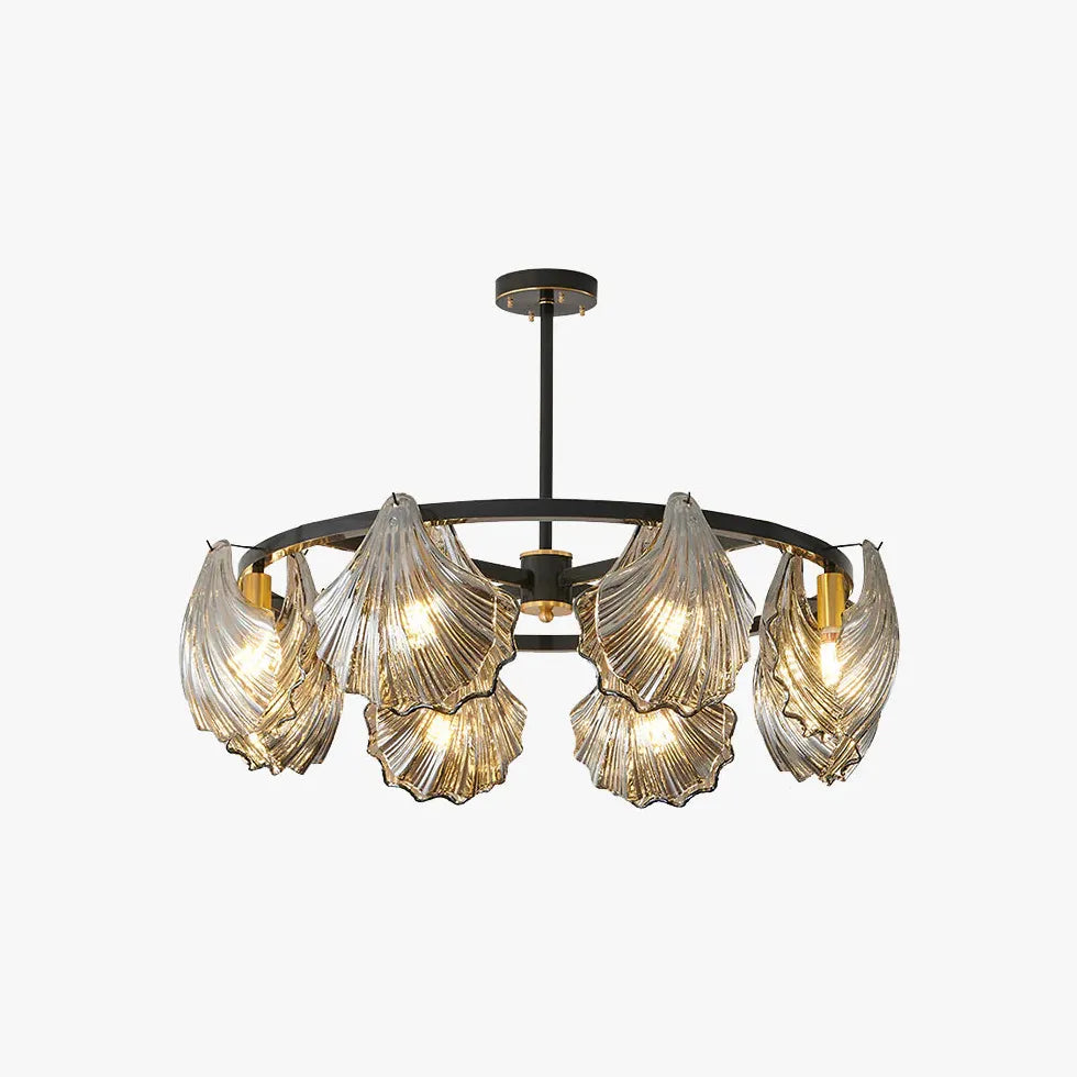 Luxurious Gold Glass for Living Room Pendant Light