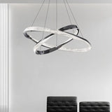 Crossed Ring Minimalist Modern Pendant Light