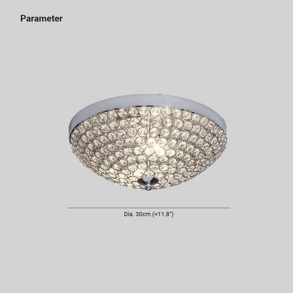 Crystal Beads LED Modern Flush Ceiling Lights