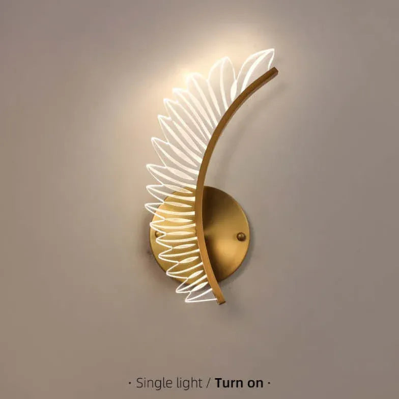 Creative Wing Modern Gold Wall Lights