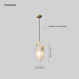 Elegant Gold Crystal for Dining Room Pendant Light
