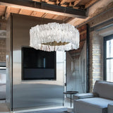 Wave-Shaped Modern Living Room Pendant Light