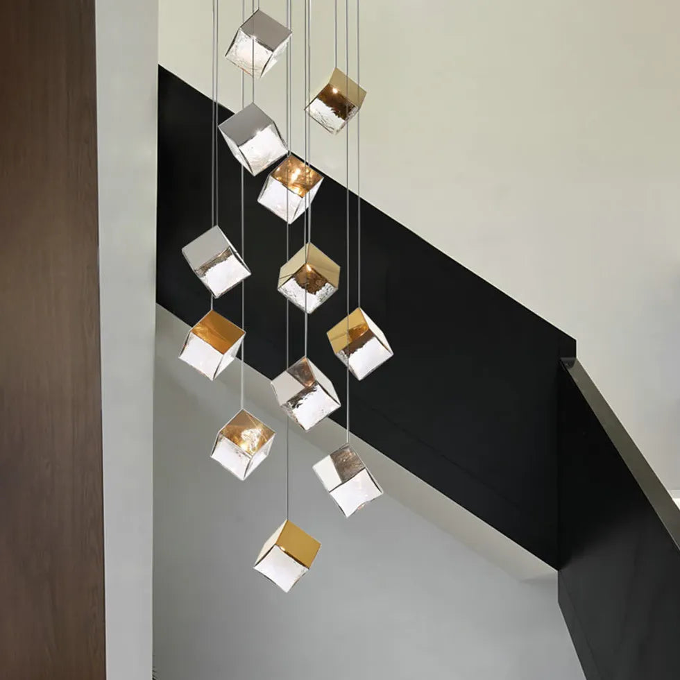 Cube Multi-Light Living Room Pendant Light