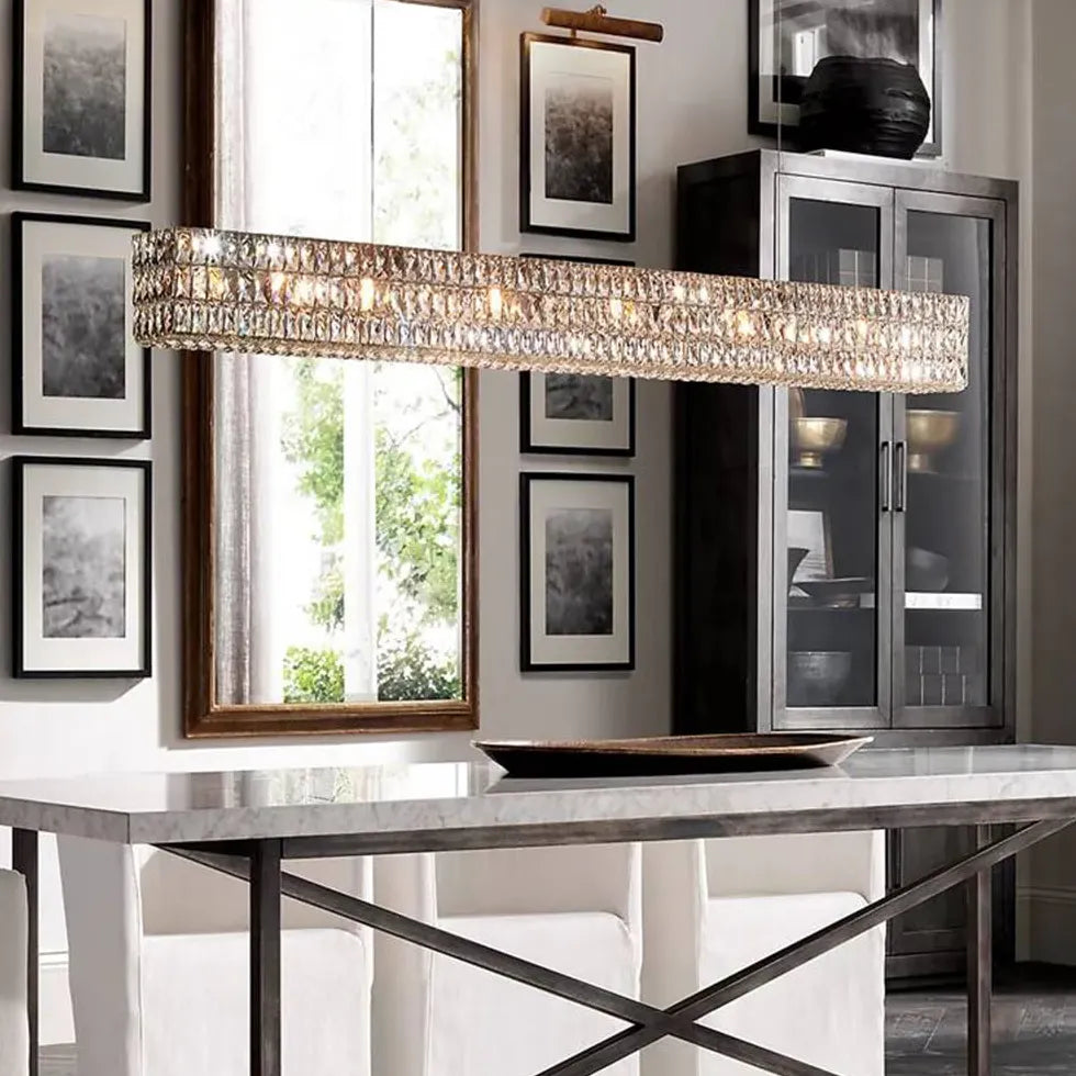 Diamond Cut Luxury Crystal Modern Pendant Light