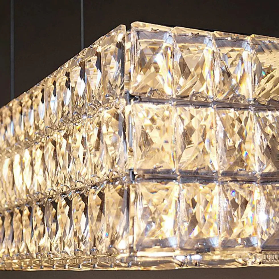 Diamond Cut Luxury Crystal Modern Pendant Light