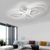 Geometric Bedroom LED Flush Ceiling Lights