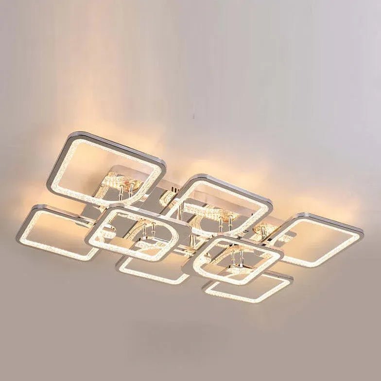 Multi-Square Frame Modern Pendant Light