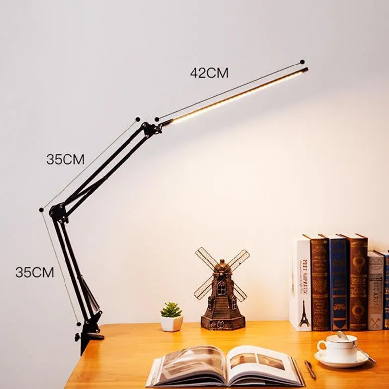 Folding Clip-On Desk Reading Lamp