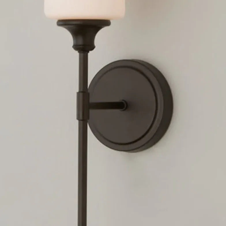 Frosted Glass Bathroom Plug in Wall Lights