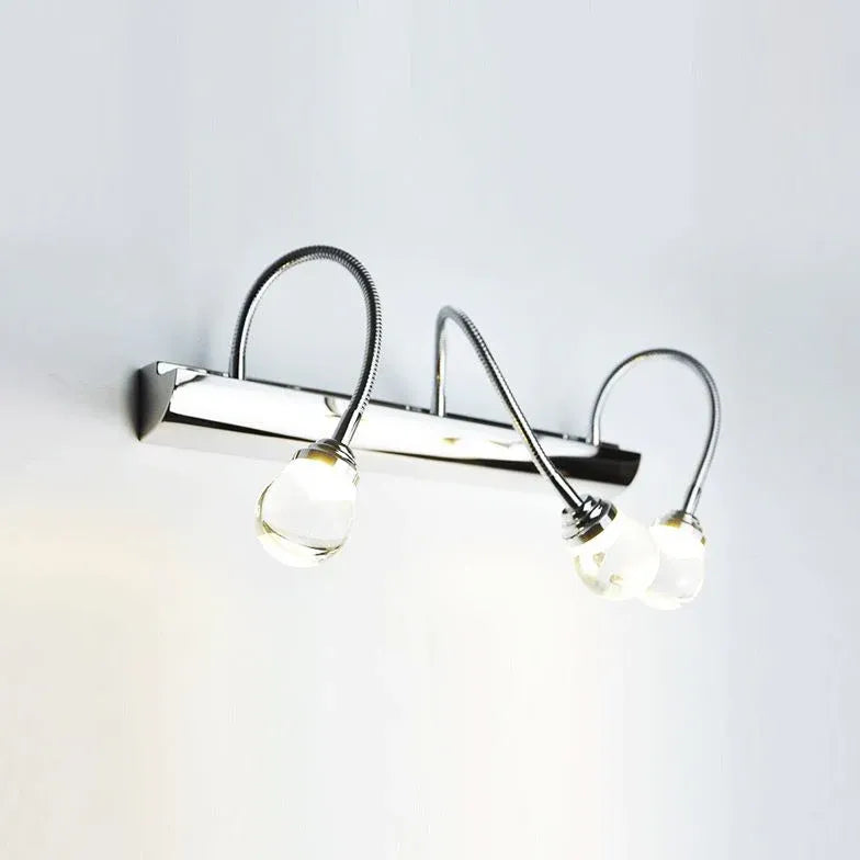 Silver Spring Pipe Bathroom Wall Lights