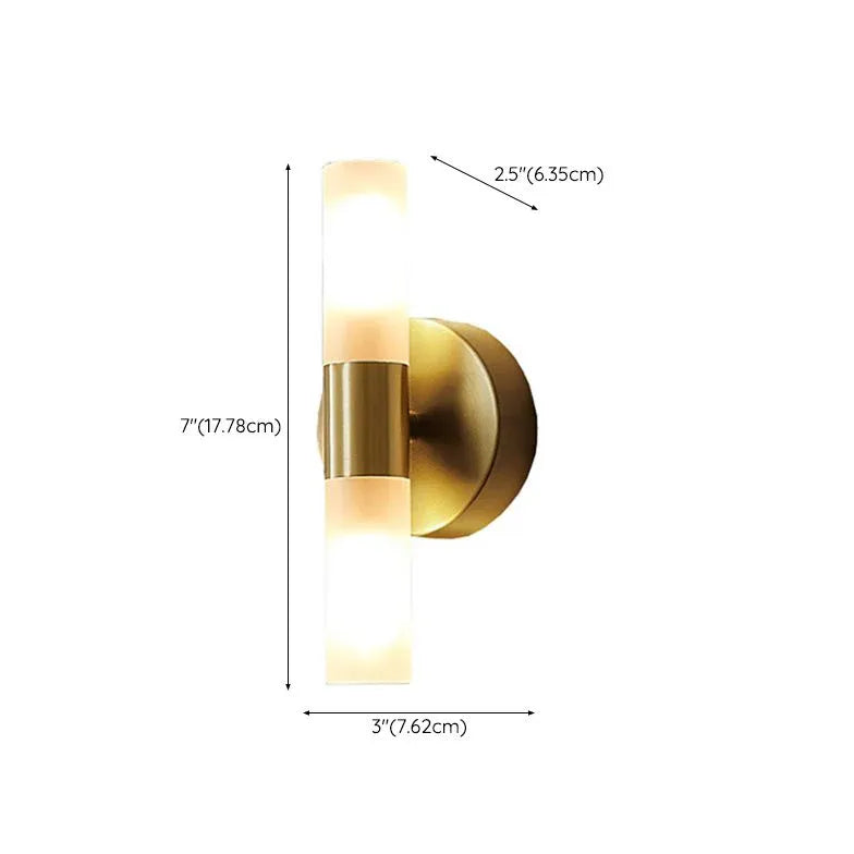 Indoor Cylinder Glass Up and Down Lights