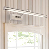 Nickel Linear Led Bathroom Mirror Lights