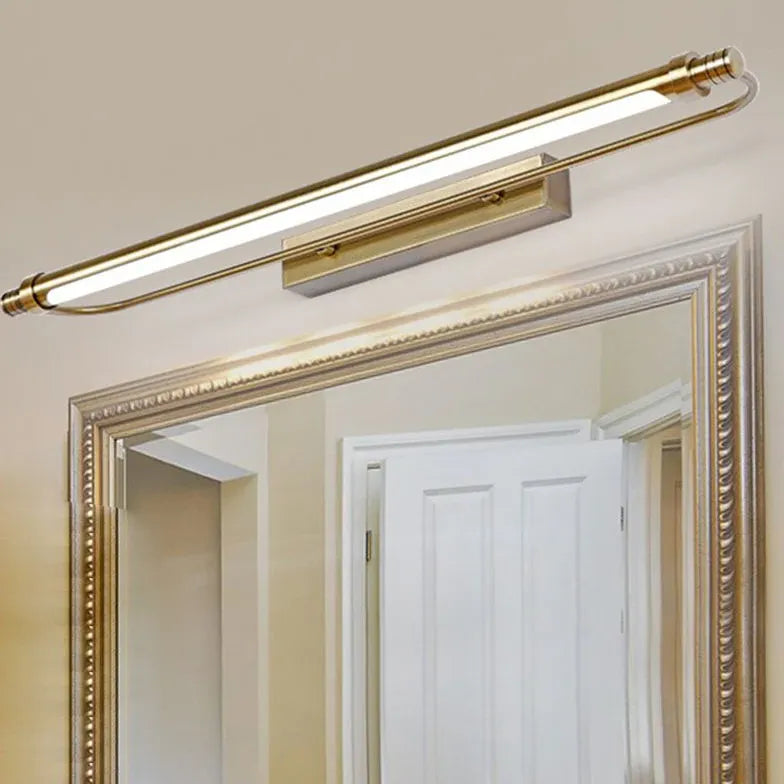 Brass Dimmable Industrial Bathroom Mirror Lights