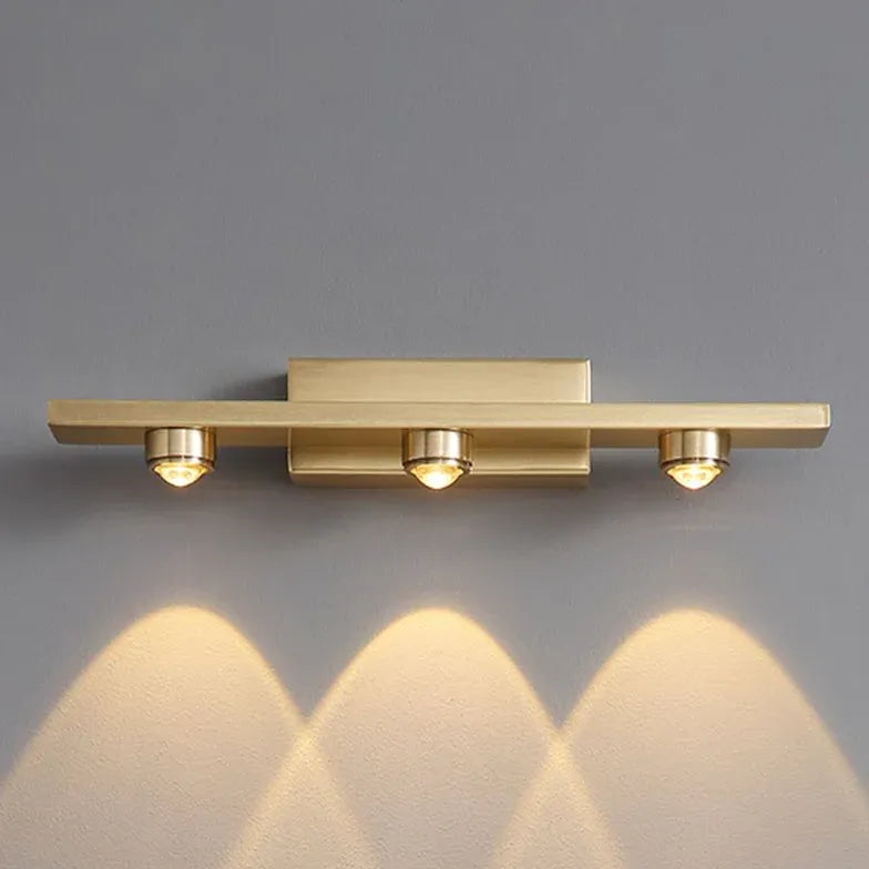 Brushed Process Led Gold Wall Lights