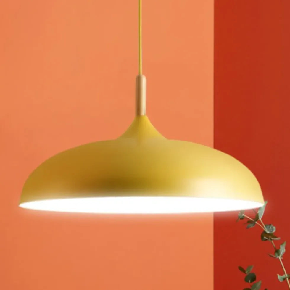 Matte Minimalist Round Modern Pendant Light