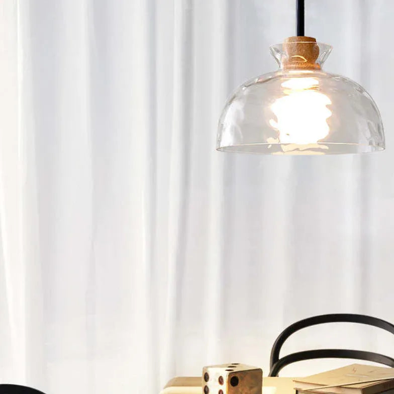 Levy Minimalist Geometric Glass Pendant Light