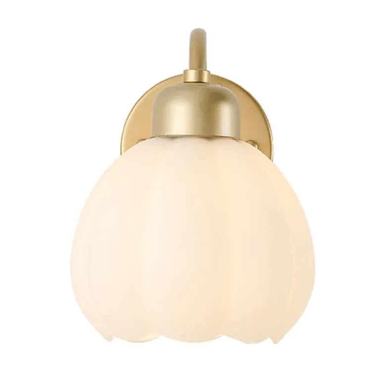 Gold lily Bedroom Plug in Wall Lights