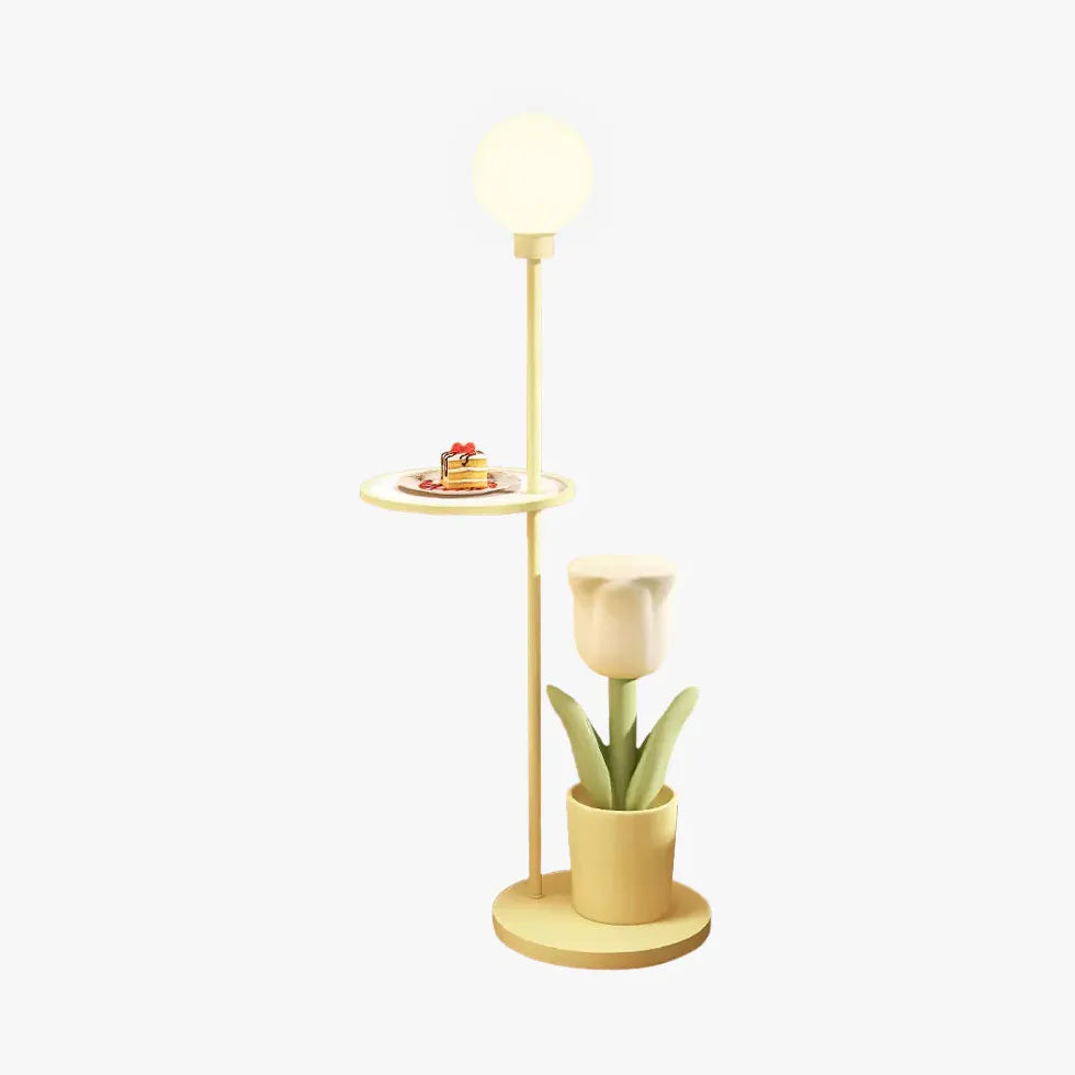 Cute Flower Creative Pink Floor Lamp