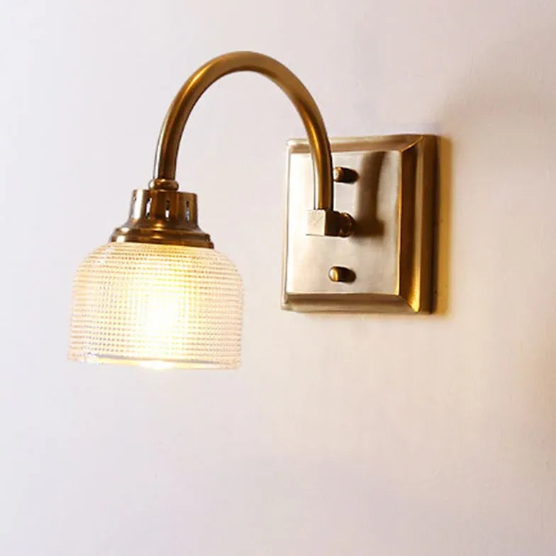 Antique Brass Bathroom Wall Lights