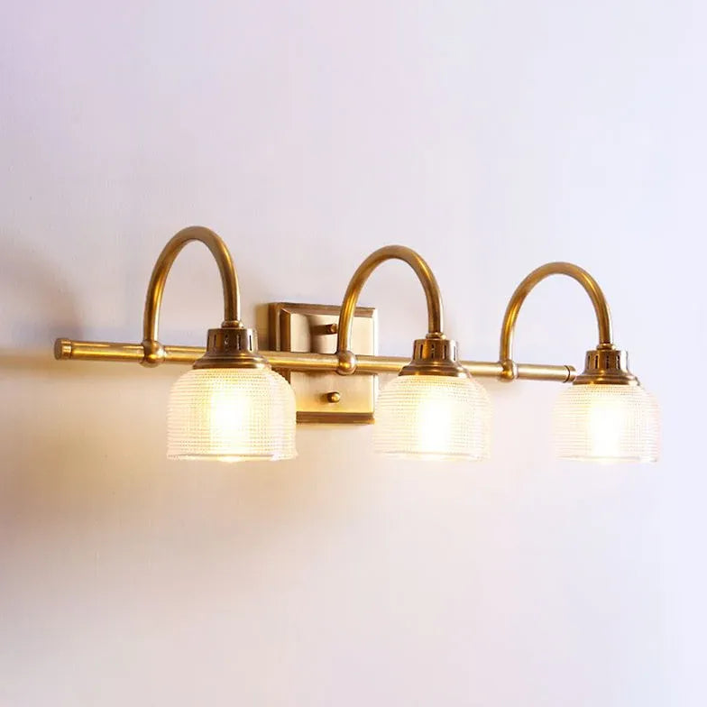 Antique Brass Bathroom Wall Lights