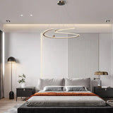 Minimalist Curved Modern Bedroom Pendant Light