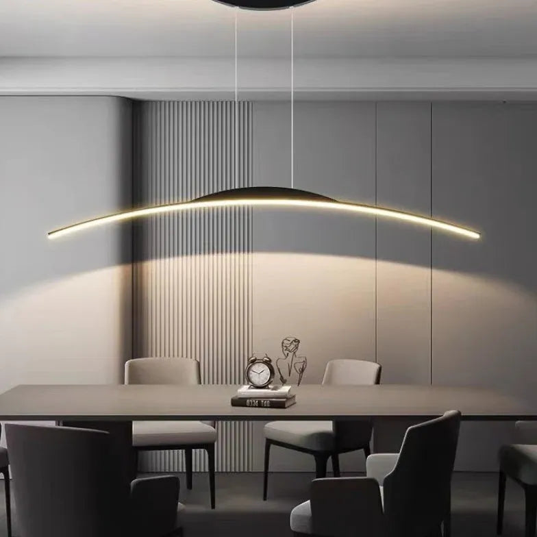 Arched Curve Minimalist Dining Room Pendant Light